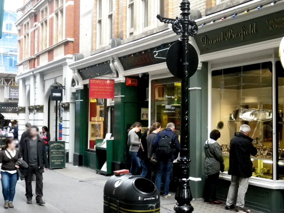 Part of Cecil Court, London, South side