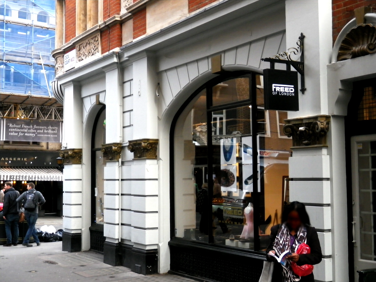 Part of Cecil Court, London, South side